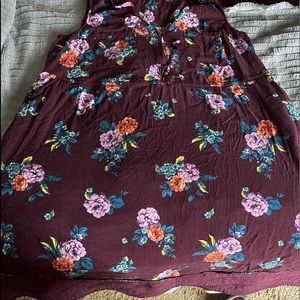 Torrid Challis zip front shirt dress